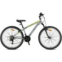 T&Y Trade Kinderfahrrad 26 Zoll Kinder Jugend Fahrrad MTB Mountainbike Rad Bike GRN26-046 Grau, 21 Gang Microshift, Kettenschaltung, Federgabel, 21 Gang, Seitenständer