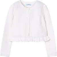Mayoral Strickjacke mit Rüschensaum