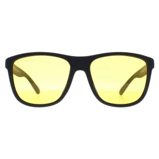 Montana Rectangle Unisex Schwarz Gelb Polarized MP199 Night Driving Sonnenbrille