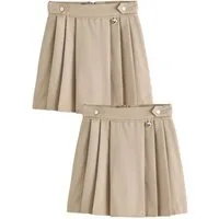 Clarks Faltenrock Clarks Falten-Schulröcke, 2er-Pack (2-tlg)