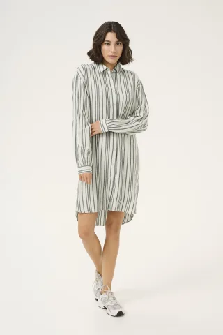 Langarm - Hemd Loose fit Moonstruck / Black Stripe black darkgrey