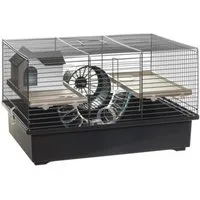 KK Kleintierkäfig Mäusekäfig Hamsterkäfig Nagerkäfig 49x32,5x29cm mit Zubehör