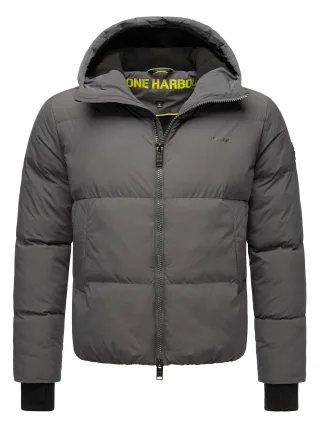 Stone Harbour Herren Steppjacke Tayroos mit Fleecefutter & 2-Wege-Reißverschluss