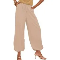 LIPSY Leinenhose Lipsy Regular Fit Hose im Ballonschnitt mit Leinen (1-tlg)