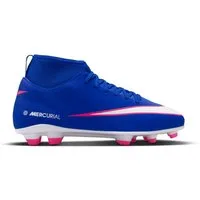 Nike JR SUPERFLY 10 CLUB FG/MG RACER BLUE/WHITE Fußballschuh