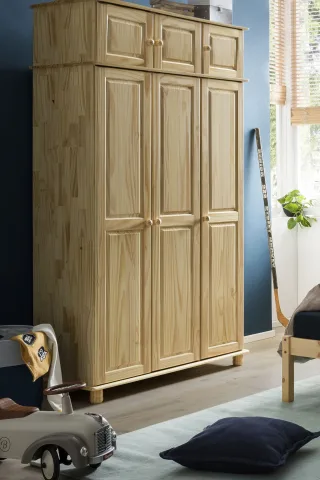 Möbilia Aufsatzschrank 1 Stk. tlg. gefertigt aus massivem Kiefernholz