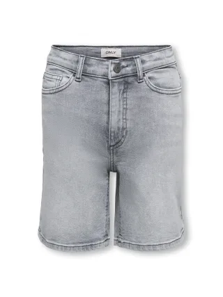 KIDS ONLY - KOGJUICY HW LONG SHORTS DNM AZG medium grey denim - Gr. - 140