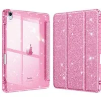 Fintie Tablet-Hülle für iPad Air 11'' M4/M3/M2(2026/2025/2024), iPad Air 5/4 Gen 2022/2020 10,9 Zoll, dünne stoßfeste Case mit Stifthalter, glänzend transparenter Rückseite