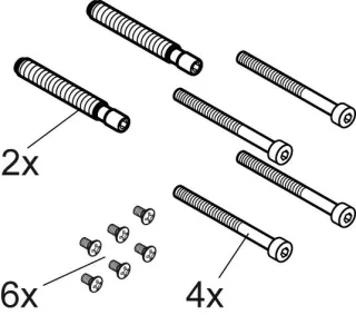 Ideal Standard Schrauben-Satz Ventile u. Anschlüsse A860842NU