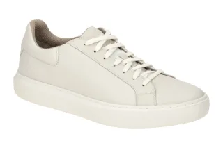 Geox U455WD DEIVEN D Herren Sneaker Grau-Wei? Echtes Leder Textil-Innenfutter...