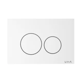VitrA Origin WC-Betätigungsplatte für 2?Mengen?Spülung Weiß Hochglanz,740-2400 740-2400