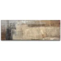 möbel-direkt.de Leinwandbild Bilder XXL Abstrakt in Braun Wandbild auf Leinwand