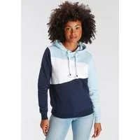 KangaROOS Hoodie Langarm, lockere Passform, Colorblocking-Optik