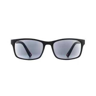 Montana Rectangle Unisex Schwarz Grau Readers +3.00 Sonnenbrille