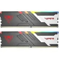 DIMM 64 GB DDR5-6000 (2x 32 GB) Dual-Kit, Arbeitsspeicher schwarz, PVVR564G600C30K, Viper Venom RGB, INTEL XMP, AMD EXPO