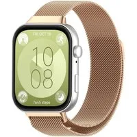 Wigento Smartwatch-Armband Milanese Metall Magnetverschluss Huawei Watch Fit 5 4 / 5 4 Pro / 3, Milanese Edelstahlarmband mit Magnetverschluss