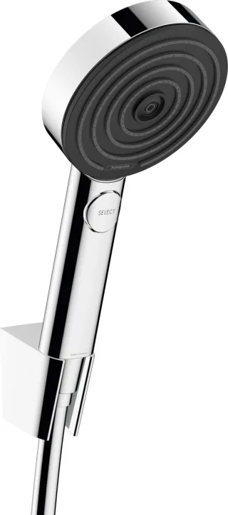 Hansgrohe Porterset Pulsify Select S 105 3jet EcoSmart mit Brauseschlauch 1250mm chrom, 24306000 24306000