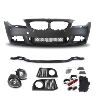 Front Stoßstange Gitter Nebelscheinwerfer Spoiler SET für BMW 5er F10 F11