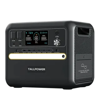 [EU Direct] TALLPOWER V2400 Portable Power Station, 2160 Wh LiFePo4 Solar Generator, 2400 W AC Output, 13 Outlets, UPS <
