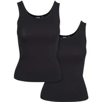URBAN CLASSICS Muskelshirt Urban Classics Damen Ladies 2-Pack Basic Stretch Top (1-tlg)