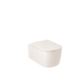 KLUDI-RESA S Spiralflush-Wand-WC, 55 cm P-förmiger Abfluss Weiß glänzend 27WCW0143