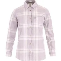 Fjällräven Outdoorbluse övik Lite Flannel Shirt W Leichtes und stilvolles Damen-Flanellhemd aus Bio-Baumwolle, ideal