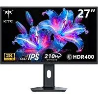 KTC H27T7P-2 Gaming-Monitor (2560×1440 px, QHD, 1 ms Reaktionszeit, 200 Hz, IPS, Adaptive Sync Technologie, 131 % sRGB, Übertaktet auf 210Hz)