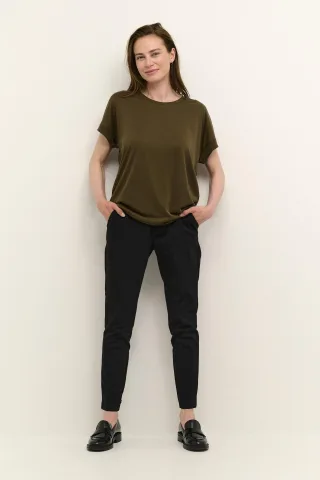 T-shirt Loose fit dark brown