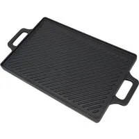 Tepro Backblech Universal Wendeplatte, Gusseisen, 1 Seite glatt, 1 Seite geriffelt