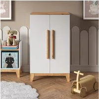 VitaliSpa® Kleiderschrank Malia, Weiß/Artisan, 70 x 120 cm (1-St)