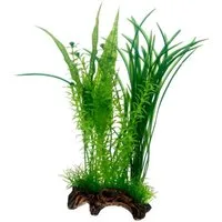 HOBBY Aquariendeko Flora Root 1 L, 30 cm - Kunststoffpflanze für Aquarien