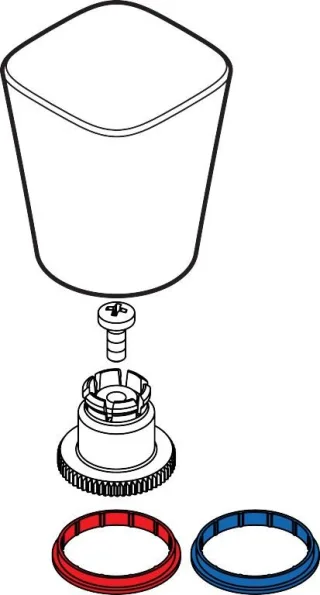 Hansgrohe Griff Logis chrom , 92250000 92250000