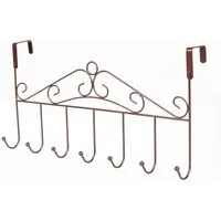 BAYLI Türgarderobe 42,5cm Türgarderobe Metall für Montage über der Tür, Kleiderhaken