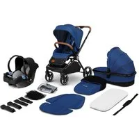 lionelo Kombi-Kinderwagen MIKA 3in1, UPF 50+ MatratzeRegenschutzXXL 0 bis 22kg