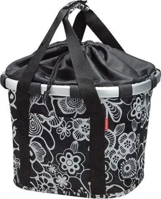 KLICKfix Reisenthel Bikebasket Oval M Gepäckträgertasche fluer schwarz