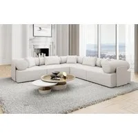 Sofa Dreams Ecksofa Loungesofa Stoff Sofa Eckcouch Polster Ecksofa Laguardia L Form, Loungesofa