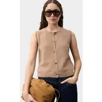 OPUS PANTS Strickweste Strickweste im Alpaka Woll Mix Regular Fit