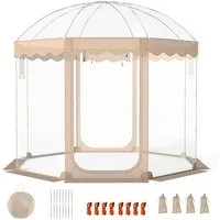 COSTWAY Wurfzelt, Personen: 10, Blasenzelt für Garten, Camping Pop up Zelt