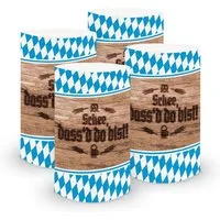 itenga Windlicht itenga 6x Windlicht klein Bayrisch Schee dassd do bist 10,0 cm