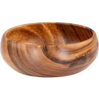 Levandeo® Dekoschale, Akazienholz Schale 20cm Dekoschale Obstschale Salatschüssel