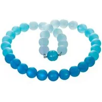 Bella Carina Perlenkette Polaris Perlen Kette türkis, türkis 14 mm