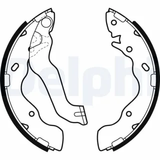 Delphi Bremsbacken hinten Hyundai Coupe Elantra Matrix