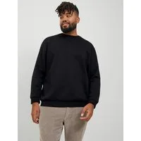 Jack & Jones PlusSize Sweatshirt JJEBRADLEY SWEAT CREW NOOS PLS mit Rippbündchen