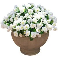 Kunstblumenstrauß 4er Set künstliche Azaleen-Blumensträuße, künstliche Kamelienblumen, Diwzbyn, geeignet für Terrasse, Garten und Wohnungsdekoration