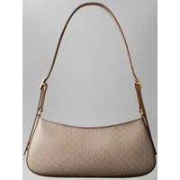Calvin Klein Schultertasche EMBLEM AOP SMALL SHOULDER BAG, Damen Umhängetasche, Tragetasche Handtasche mit CK-Logodruck