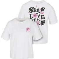 Miss Tee Kurzarmshirt Miss Tee Damen Self Love Club Tee (1-tlg)