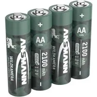 ANSMANN AG Akku NiMH 2100 - 4 Stück ideal für Wildkameras Akku