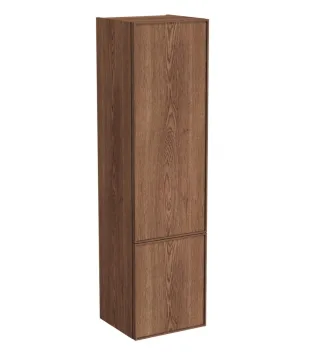 VitrA New Metropole Edge Hochschrank mit 2 Türen mit Türanschlag links 40 x 37 x 150 cm,80537 80537