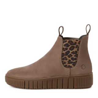 Tamaris - Chelsea Boots mit Plateau braun - Gr. - 38