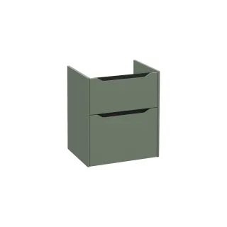 VitrA New Integra Square Waschtischunterschrank mit 2 Vollauszügen 56 x 45 x 65 cm Matt,80242 80242